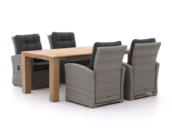 Intenso Furniture Intenso Mazzano/ROUGH-X 200cm lounge-dining tuinset 5-delig verstelbaar Laagste prijsgarantie! – Bruin