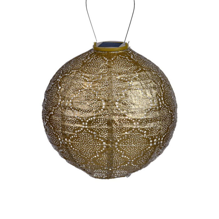 Lumiz Round dia. 30 cm Bazaar goud lampion – geel
