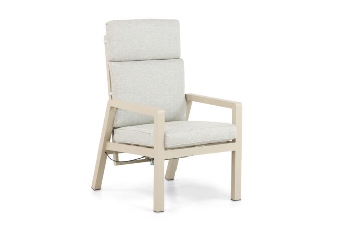 Lifestyle Garden Furniture Albelli lounge tuinstoel verstelbaar – Taupe-naturel-bruin