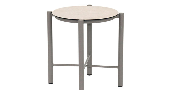 Apple Bee | Bora Bijzettafel Ø40 x 46(h) cm | Taupe