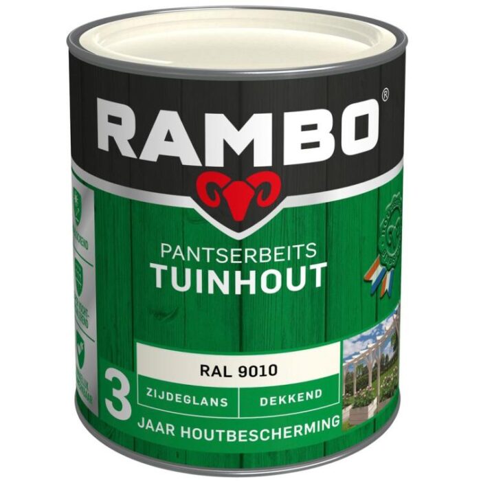 Rambo Pantserbeits tuinhout zg dek 9010 0,75l