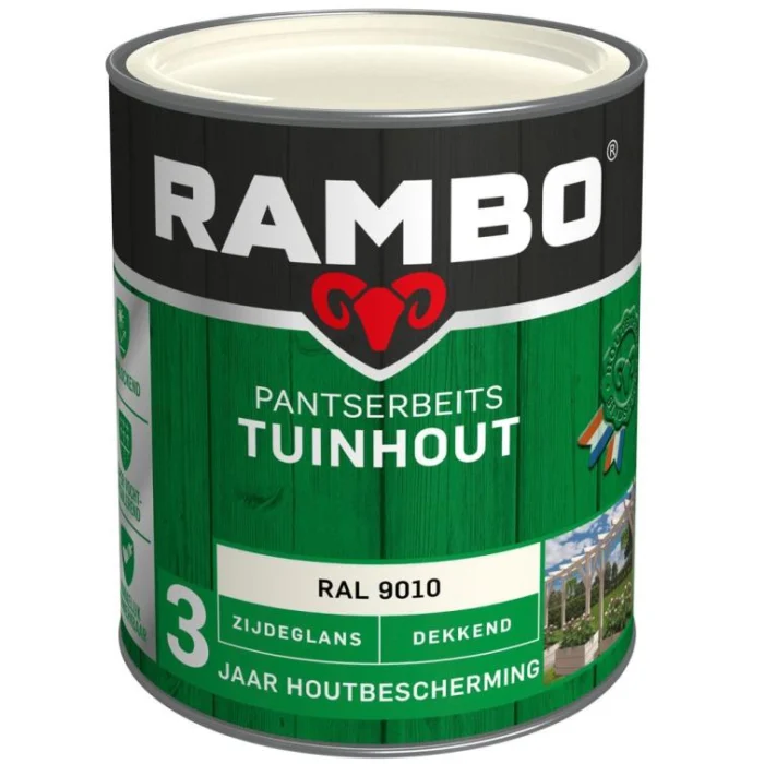 Rambo Pantserbeits tuinhout zg dek 9010 0,75l
