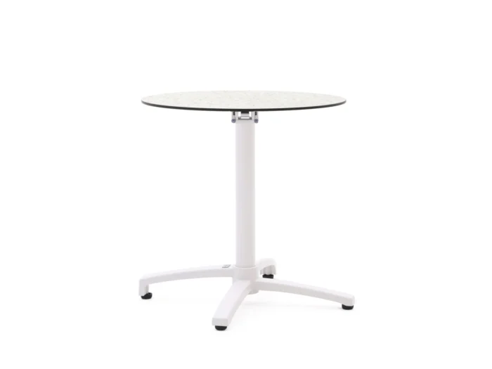 Bellagio tuinmeubelen Canzo klaptafel ø80cm (h:73cm) - Wit