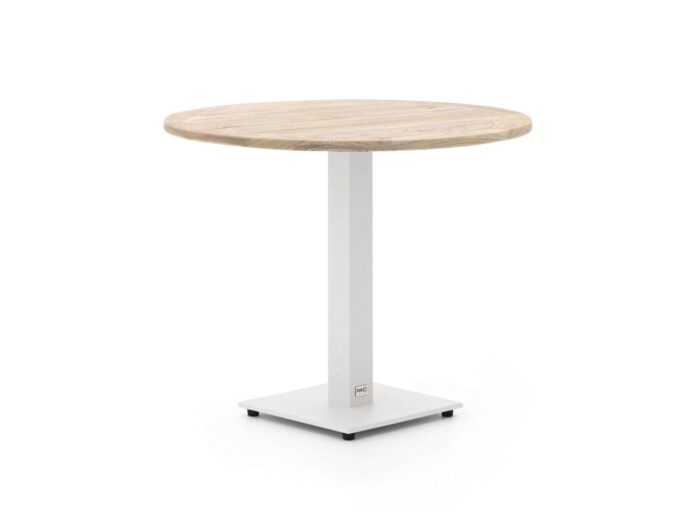 Forza Furniture Forza Orta tuintafel ø85cm (h:75cm) Laagste prijsgarantie! – Wit