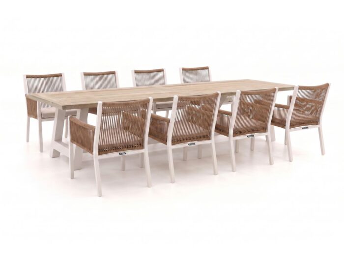 Manifesto Furniture Manifesto Rivola/Bresimo 330cm dining tuinset 9-delig Laagste prijsgarantie!