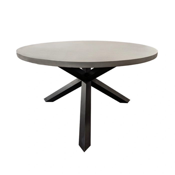 Buitengewoon de boet Antwerpen Dining Tuintafel diameter 135 cm – grijs