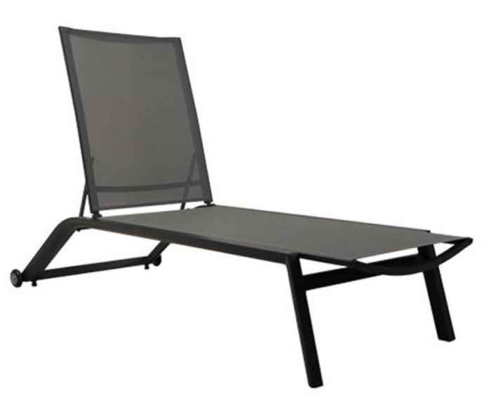 Own Tenerife Ligbed Antraciet tuinmeubel – zwart