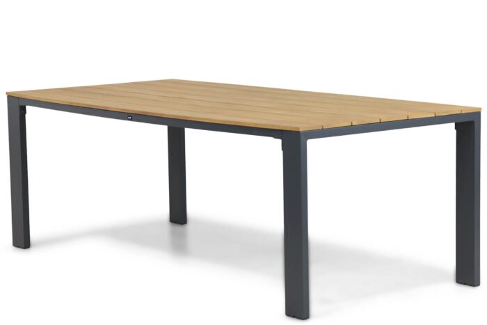 Hartman Lino dining tuintafel 220 x 109 cm – Grijs-antraciet