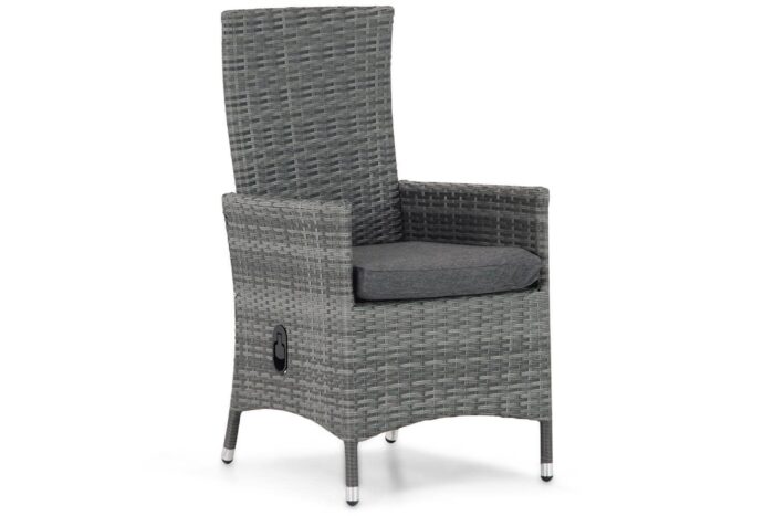 Domani Furniture Beluga dining tuinstoel verstelbaar – Grijs-antraciet