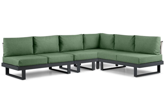 Lifestyle Garden Furniture Lorenzo hoek loungeset 4-delig – Grijs-antraciet