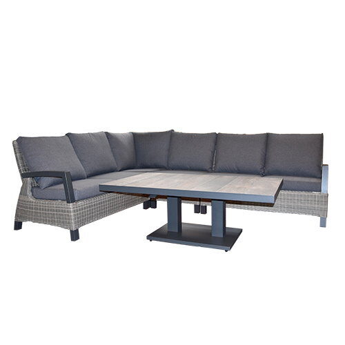 Buitengewoon de boet Cascaval Lounge Dining Set Buitengewoon L275x210 x B80 x H88 de Boet