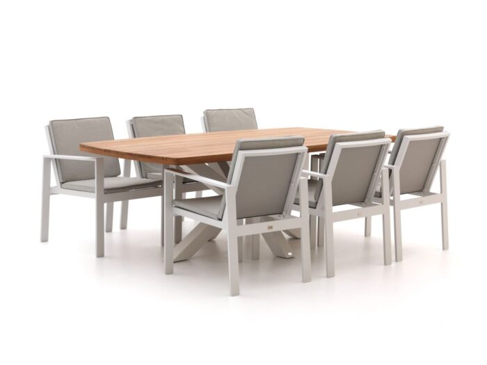 Bellagio tuinmeubelen Bellagio Vezzano/Induno Deens ovaal 220cm dining tuinset 7-delig Laagste prijsgarantie! – Bruin