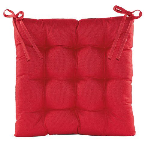 Annas collection Stoelkussen gewatteerd 38x38cm rood Anna’s Collection