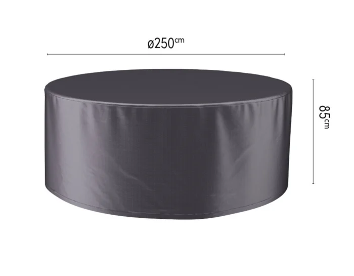 Aerocover Tuinsethoes dia. 250xh85 cm - grijs