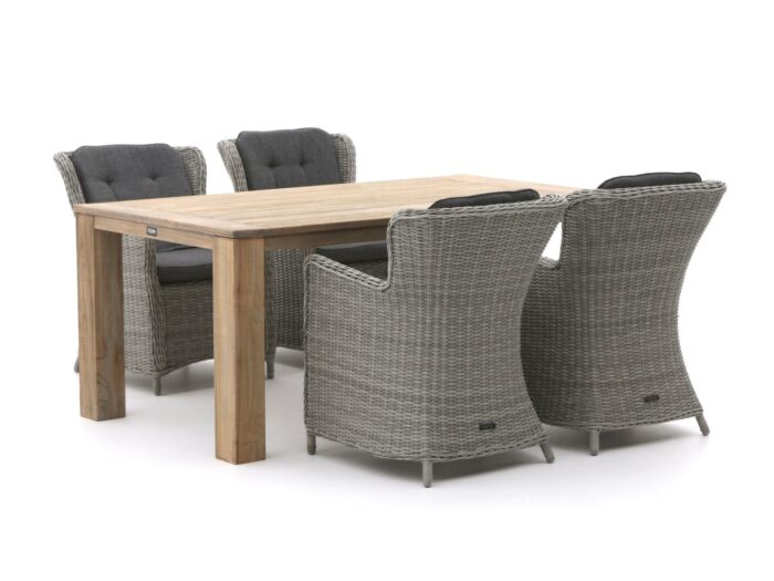 Intenso Furniture Intenso Milano/ROUGH-X 180cm dining tuinset 5-delig Laagste prijsgarantie! – Bruin