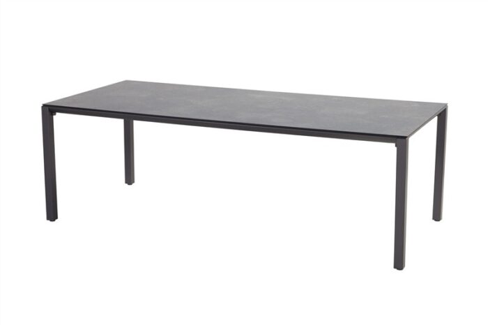 Hartman Victorio alu table tafel 220×100 Donker Grijs