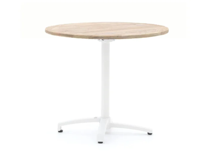 Bellagio tuinmeubelen Canzo klaptafel ø 85cm (h:75cm) - Wit
