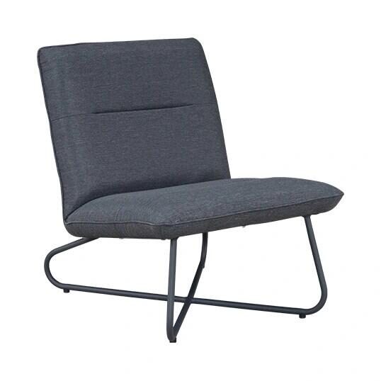 Trestino Lounge Tuinstoel Spalding Antraciet – tweekleurig