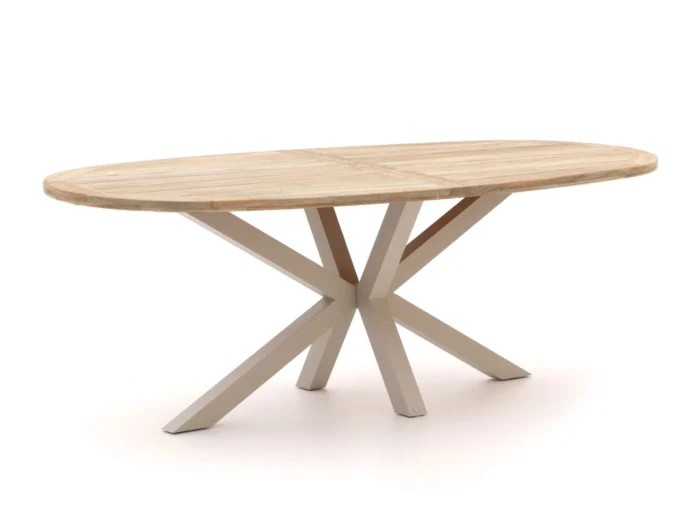 ROUGH Furniture ROUGH-Y Ellips high dining tuintafel 240x120cm - Bruin