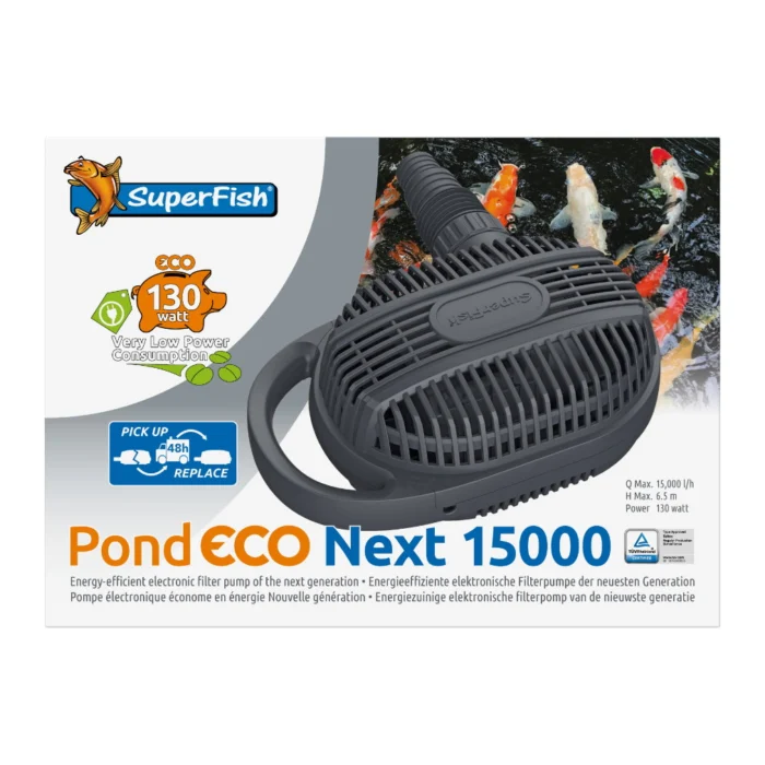 Superfish Pond eco next 15.000-130w - zwart