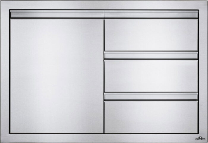 Napoleon grills Inbouwdeur en drie laden combinatie klein (100×71 cm) Napoleon Grill