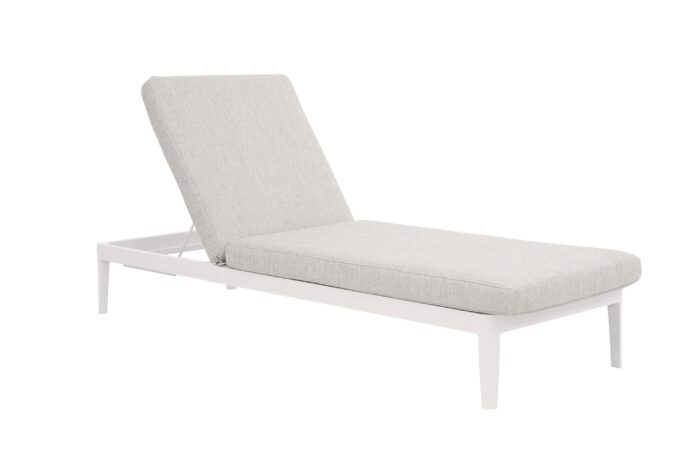 Lifestyle Garden Furniture Mateo ligbed met kussen wit/earth