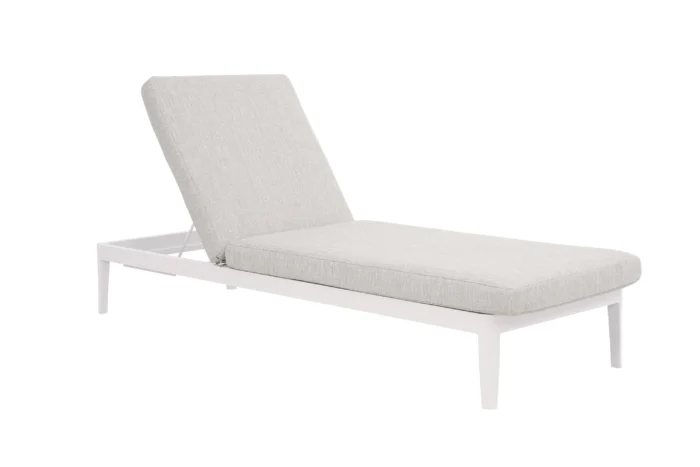 Lifestyle Garden Furniture Mateo ligbed met kussen wit/earth