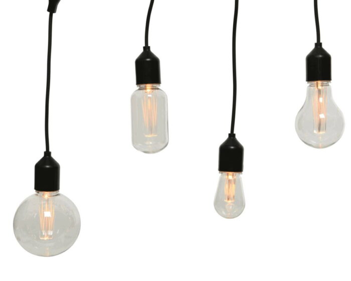 Ksd Partylight 950cm-20L black/Classic warm – zwart