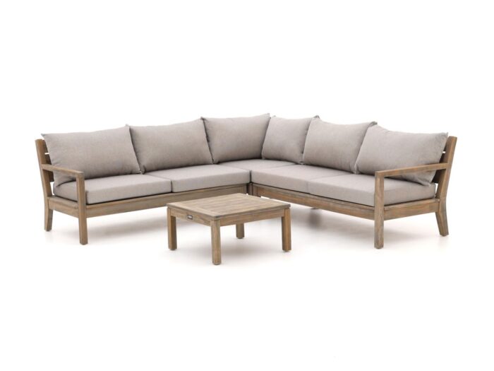 ROUGH Furniture ROUGH Batang hoek loungeset 4-delig Laagste prijsgarantie! – Bruin