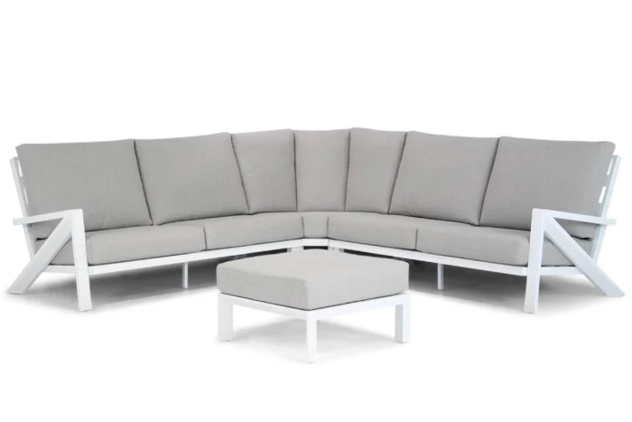 Santika Furniture Cinta hoek loungeset 4-delig - Wit