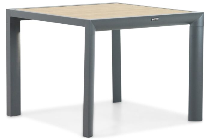 Lifestyle Garden Furniture Borello dining tuintafel 100 x 100 cm – Grijs-antraciet