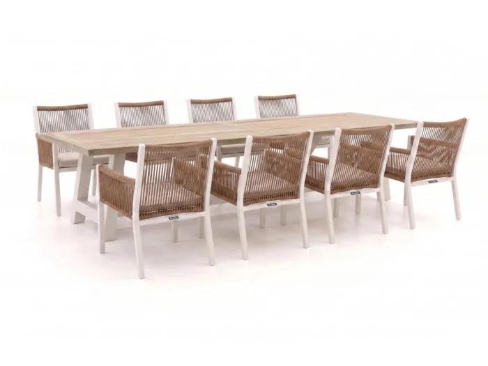 Manifesto Furniture Rivola/Bresimo 330cm dining tuinset 9-delig