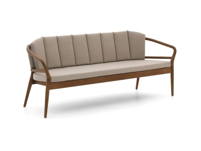 Bellagio tuinmeubelen Bellagio Brasimone lounge tuinbank 3-zits 188cm Laagste prijsgarantie! – Bruin