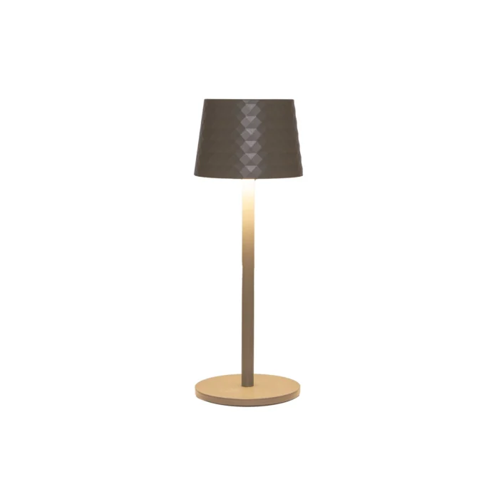 Annas collection Portable lamp 22,5x8,5 cm mat taupe Anna's Collection - bruin