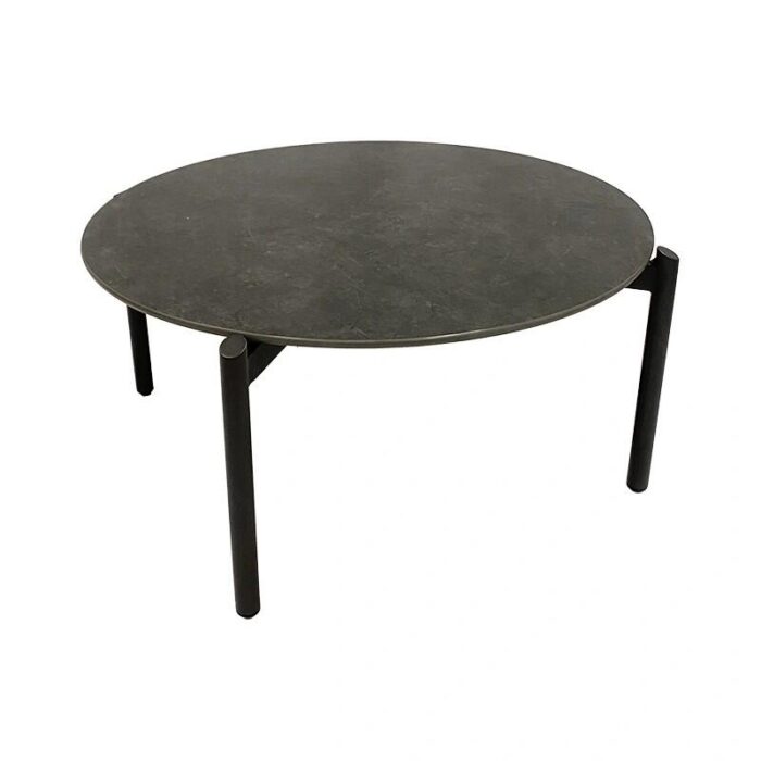 Buitengewoon de boet Trivento Salontafel dia. 80×39 cm – grijs