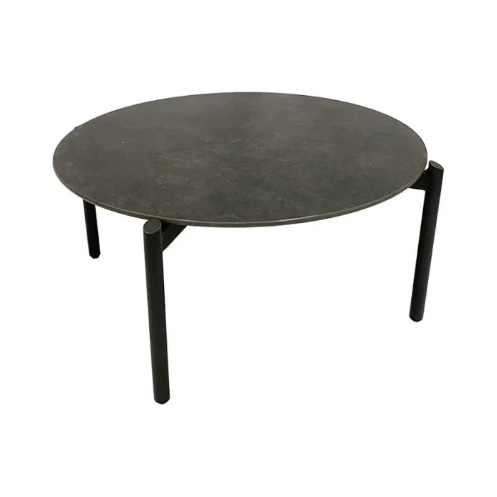 Buitengewoon de boet Trivento Salontafel dia. 80x39 cm - grijs