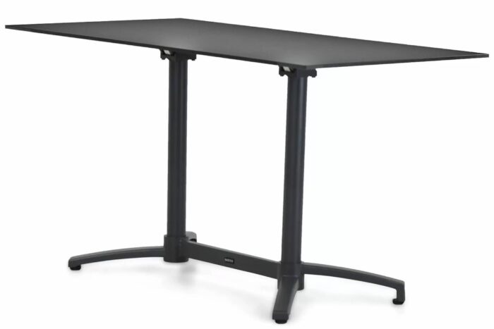 Lifestyle Garden Furniture Marano dining tuintafel inklapbaar 140 x 70 cm – Grijs-antraciet