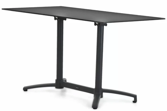 Lifestyle Garden Furniture Marano dining tuintafel inklapbaar 140 x 70 cm - Grijs-antraciet