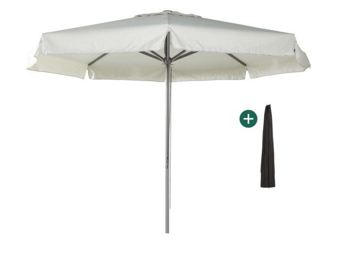 Shadowline Bonaire parasol ø 350cm Laagste prijsgarantie! – Grijs