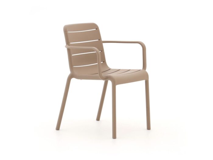 Forza Furniture Forza Narni dining tuinstoel stapelbaar Laagste prijsgarantie! – Taupe