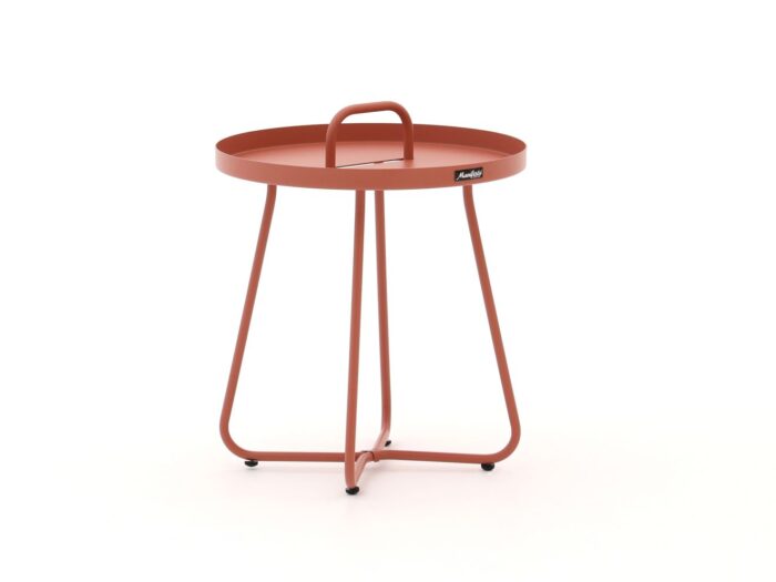 Manifesto Furniture Manifesto Pito bijzet tuintafel ø 44cm (h:51cm) Laagste prijsgarantie! – Oranje
