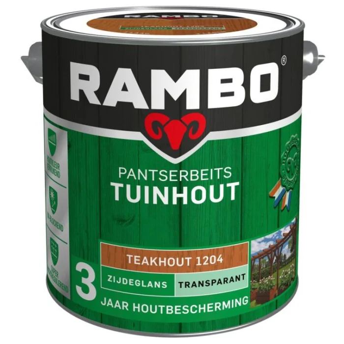 Rambo Pantserbeits tuinhout zg tr. 1204 2,5l - hout