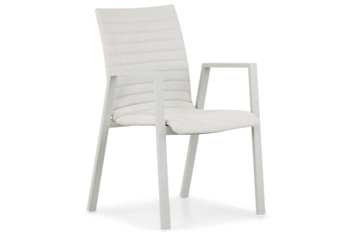 Osmen Joliet dining tuinstoel – Taupe-naturel-bruin