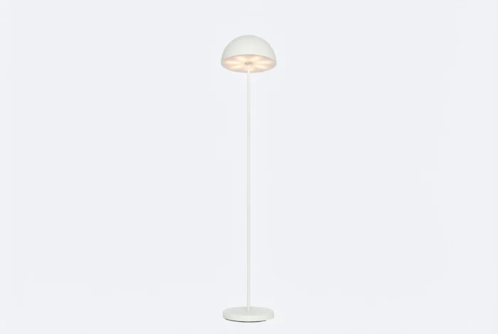 Buiten vloerlamp mushroom wit oplaadbaar 3-staps dimbaar Keira