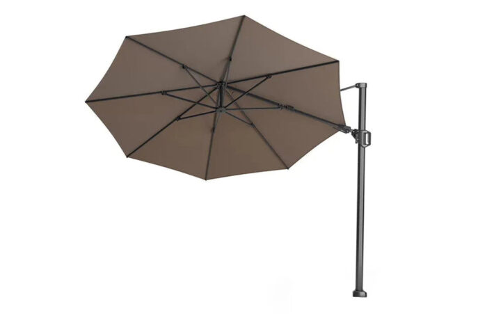 Platinum Sun & Shade | Zweefparasol Challenger T² Premium Ø350 cm | Havana