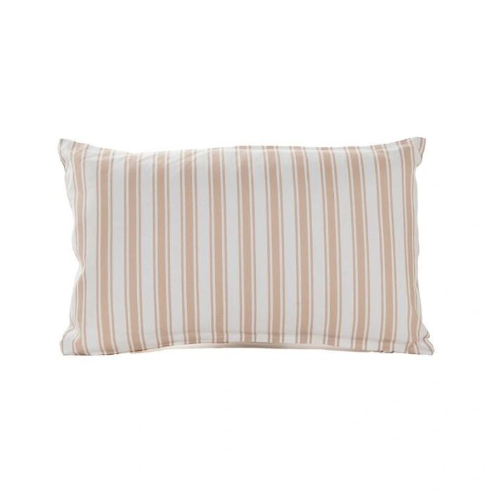 Annas collection Buitenkussen 30×50 cm Ivoor Streep Anna’s Collection – beige