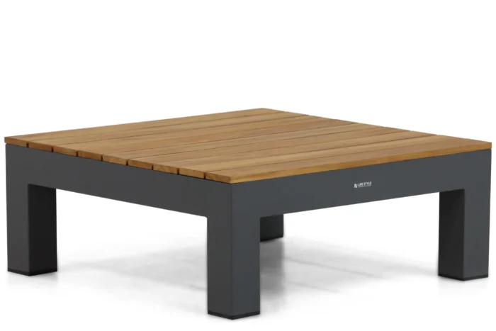 Lifestyle Garden Furniture Vittoria loungetafel 76 x 76 cm - Grijs-antraciet