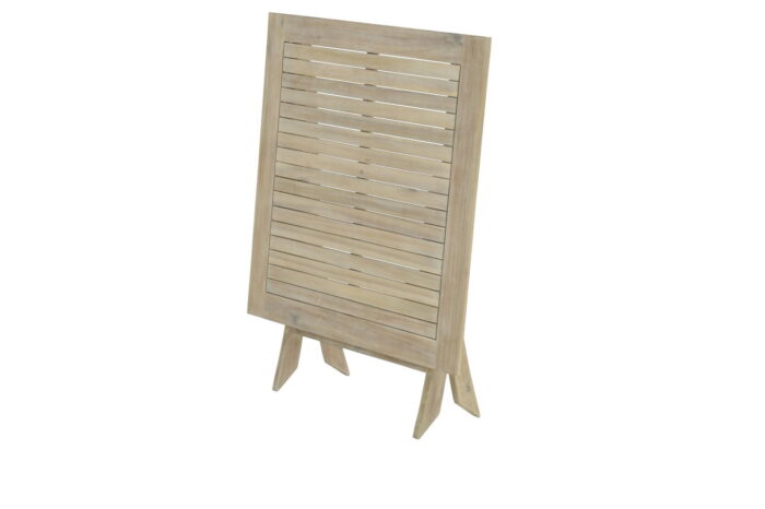 Garden impressions Kent vouwtafel 90x90xH72 acacia white wash – wit