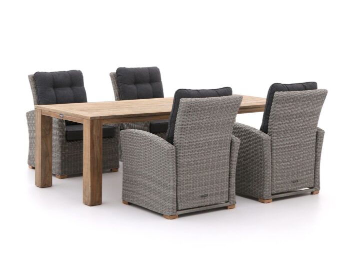 Intenso Furniture Intenso Mazzano/ROUGH-X 240cm lounge-dining tuinset 5-delig verstelbaar Laagste prijsgarantie! – Bruin