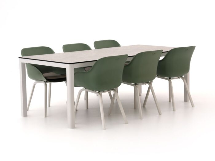 Hartman tuinmeubelen Hartman Le Soleil Element/La Fonte 220cm dining tuinset 7-delig Laagste prijsgarantie! – Grijs